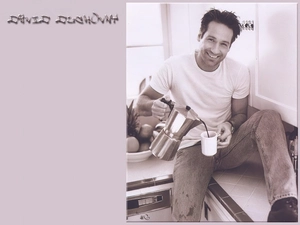Cup, David Duchovny, coffee