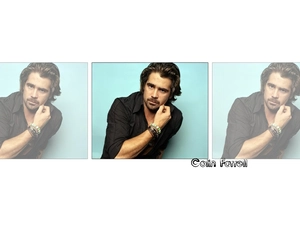 Bracelet, Colin Farrell, black shirt