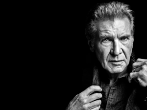 actor, dark, background, Harrison Ford