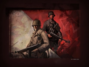 flag, Day of Defeat, soldiers