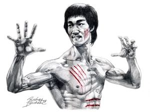 Drawing, Bruce, lee
