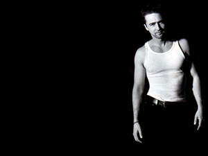 Belt, Edward Norton, White shirt