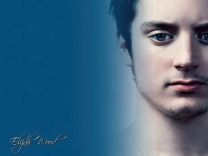 beard, Elijah Wood, Blue eyes