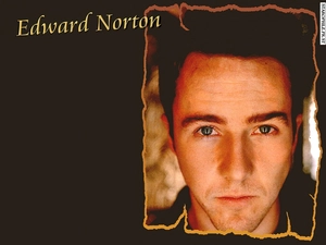 Green eyes, Edward Norton, face