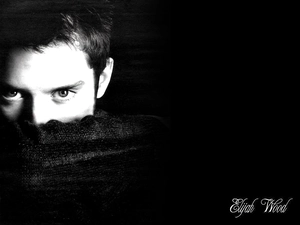 Elijah Wood, covered face