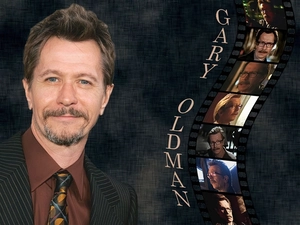Tie, Gary Oldman, brown shirt