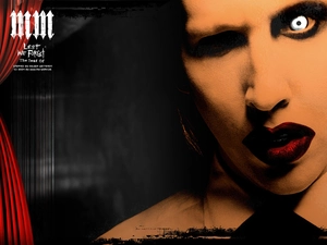 eye, Marilyn Manson, glass