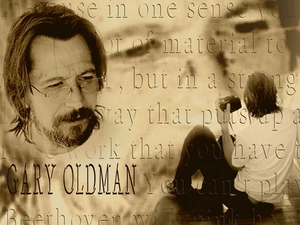 beard, Gary Oldman, Glasses
