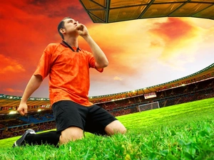 grass, footballer, Stadium