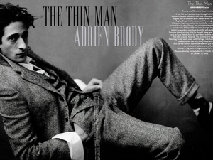 suite, Adrien Brody, Gray