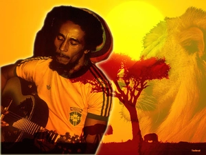 trees, Bob Marley, Guitar