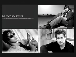 Glasses, Brendan Fehr, Gun