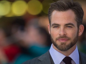 Tie, Chris Pine, hair