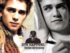 Blond hair, Hayden Christensen, face