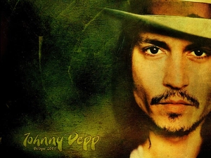 mustache, Johnny Depp, Hat