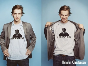 jeans, Hayden Christensen, striped jacket