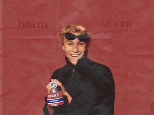 Glasses, Heath Ledger, Black Suit