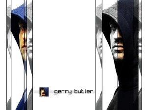 face, Gerard Butler, hood