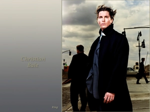 Christian Bale, black jacket