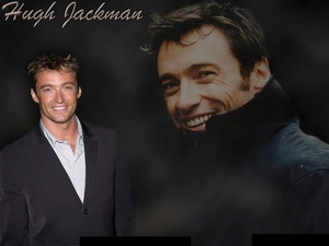 Hugh Jackman, black jacket