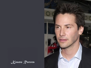 Keanu Reeves, black jacket