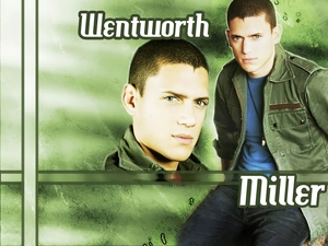 Wentworth Miller, green jacket