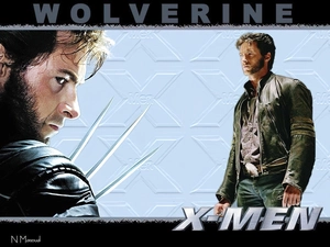 facial profile, Hugh Jackman, X-men