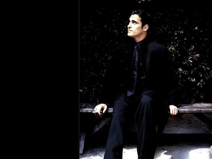 Bench, Joaquin Phoenix, Black Suit