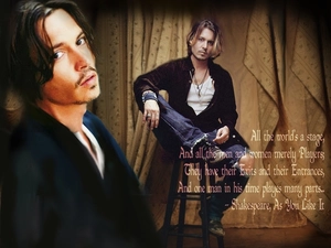 beard, Johnny Depp, long hair