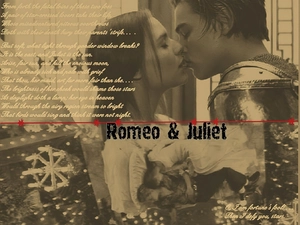 kiss, poem, Claire Danes, Leonardo DiCaprio, Romeo And Juliet