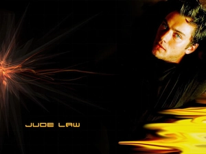 Black Suit, Jude Law, Blue eyes