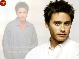 bright eyes, Jared Leto, white shirt