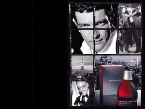perfume, bowl, a man, actor, Antonio Banderas