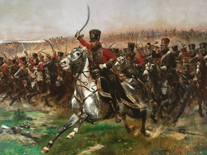 Battle, bloodstock, picture, Jean Baptiste Édouard Detaille, painting