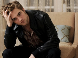 Armchair, thoughtful, Robert Pattinson