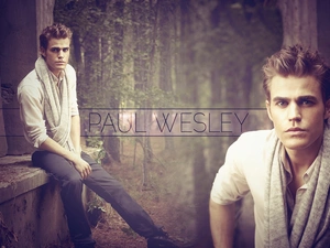 Paul Wesley, shawl