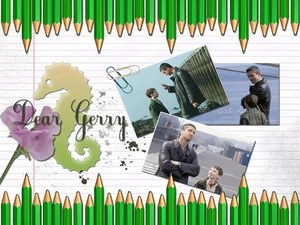 Flower, Gerard Butler, pencil