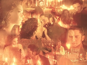 Phantom Of The Opera, Emmy Rossum, Candles, Gerard Butler