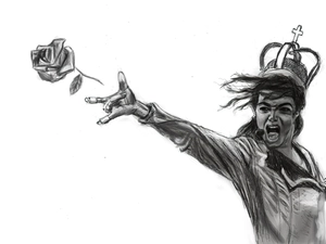 Crown, Michael Jackson, rose