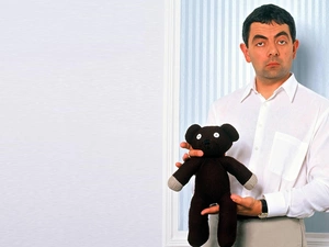 Rowan Atkinson, teddybear