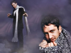 sweater, Gerard Butler, Scarf
