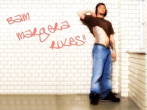 T-shirt, Bam Margera, Brown