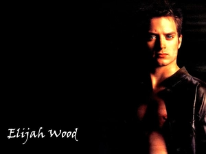 Elijah Wood, satin shirt