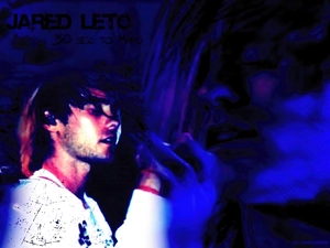 Jared Leto, white shirt