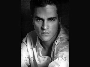 Joaquin Phoenix, white shirt