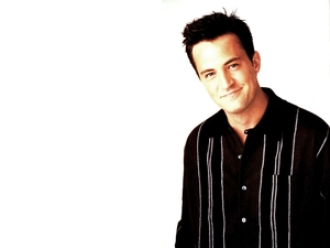Matthew Perry, black shirt