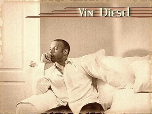 Vin Diesel, white shirt