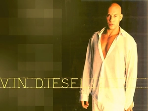Vin Diesel, white shirt