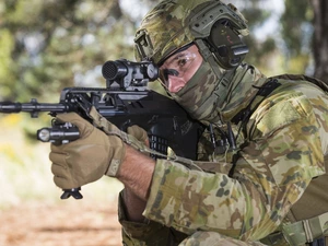 soldier, Weapons, military