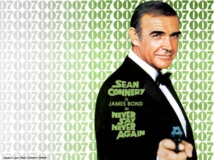 Sean Connery, black suit